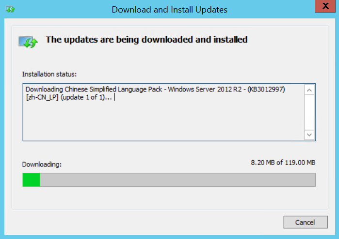 汉化Windows Server 2012系统，安装中文语言